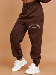 Embroidered French Riviera Hooded Fleece Co-ord