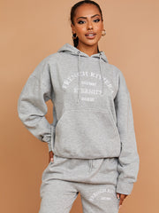 Embroidered French Riviera Hooded Fleece Co-ord