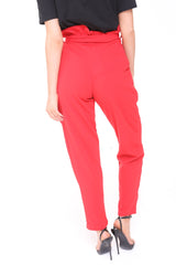 New Paper Bag Tie Waist Trousers