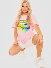 Lip Graphic Printed T-Shirt