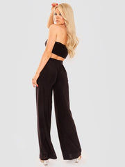 Slinky Tie Knot Bralet & Trouser Co-ord