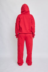 Crucifijo de gran tamaño Coordenada de vellón con capucha