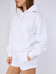 Kruzifix bestickter Sweatshirt & Shorts Fleece Coord