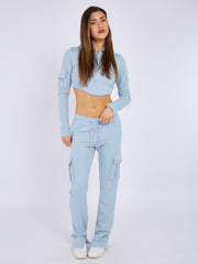 Loopback Fitted Cargo Set