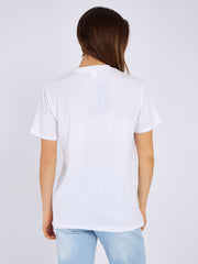 Wild im Herzen grafisch gedrucktes T-Shirt