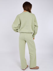 Oversized Bomber Style Fleece Zipper Co-ord