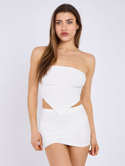 COOR DE LACE DETALLE BANDEAU CROP TOP & SKORT (copia)