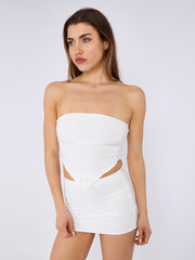 COOR DE LACE DETALLE BANDEAU CROP TOP & SKORT (copia)