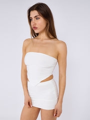 COOR DE LACE DETALLE BANDEAU CROP TOP & SKORT (copia)