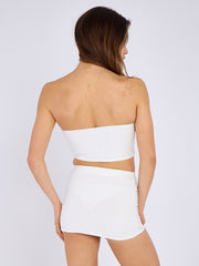 COOR DE LACE DETALLE BANDEAU CROP TOP & SKORT (copia)