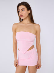 COOR DE LACE DETALLE BANDEAU CROP TOP & SKORT (copia)