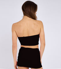 COOR DE LACE DETALLE BANDEAU CROP TOP & SKORT (copia)