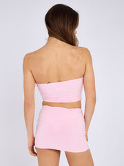 COOR DE LACE DETALLE BANDEAU CROP TOP & SKORT (copia)