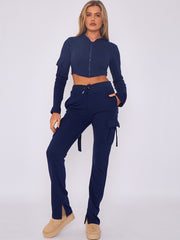 Loopback Fitted Cargo Set