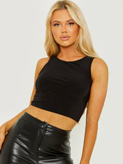 Slinky Cropped Vest Top