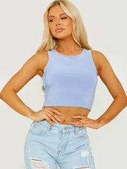 Slinky Cropped Vest Top