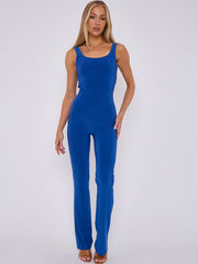 Open Back Slinky Jumpsuit