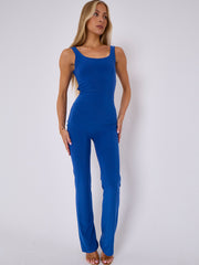 Open Back Slinky Jumpsuit