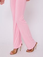 Open Back Slinky Jumpsuit