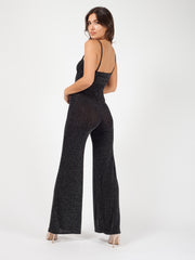 Lurex Bandeau & Jumpsuit Co-ord