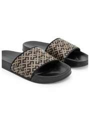 RedTape Womens MonoGrid Summer Beach Pool Sliders