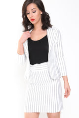 Gestreiftes Slim Fit Blazer