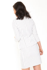 Gestreiftes Slim Fit Blazer