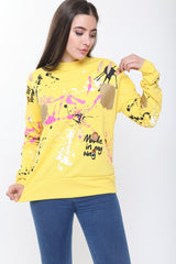 Paint Splatter Distressed Jumper