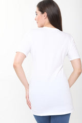 Parijse grafisch bedrukt t -shirt