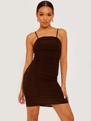 Slinky ruches cami -jurk