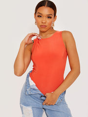 Slinky Racer Back Sleeveless Bodysuit