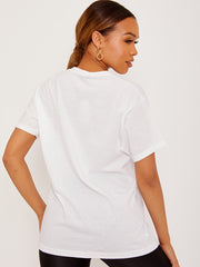 Leopard Amoureux Graphic Printed T-Shirt