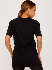 Parfüm grafisch gedrucktes T-Shirt