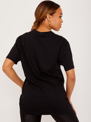 Glittered Christan Voir Printed T-Shirt