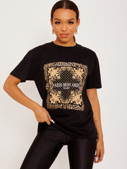 Paris Mon Amie Graphic Printed T-Shirt