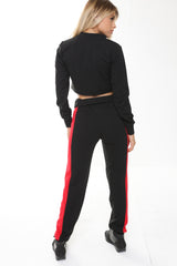 Vogue Crop Top en Trouser Loungewear