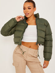 New Cropped Puffer Jacket