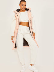 Longline Padded Hooded Gilet