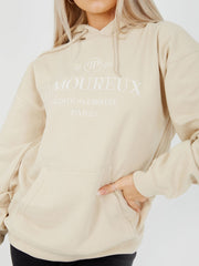 Sudadera con capucha bordada de Amoureux
