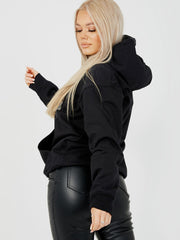 Shut Up Graphic Fleeced Hoodie