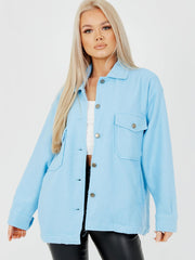 Einfache klassische dicke Hemdjacke Shacket