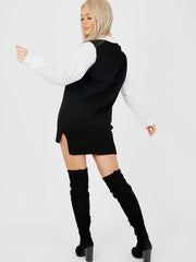 Knitted Jumper Shirt Dress