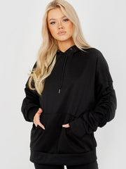 Ruched Sleeve Hoodie & Flared Trouser Co-ord