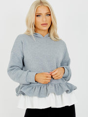 Sudadera con capucha de vellón para el hem