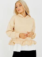 Sudadera con capucha de vellón para el hem