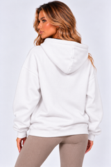 Oversized Teddy Bear Print Hoodie