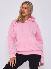 Capianza de crucifijo de gran tamaño sudadera con capucha