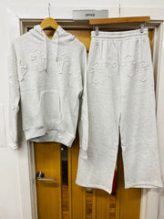 Crucifijo de gran tamaño Coordinada de vellón con capucha bordada (copia)