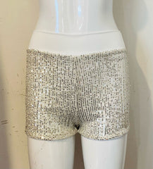 Sequin Band Detail Shorts