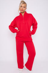 1/2 Zip Top & Jogger Fleece Co-ord